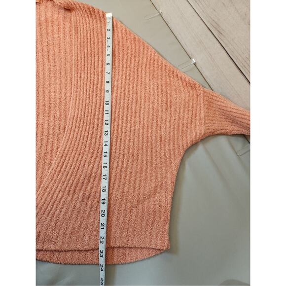 Barefoot Dreams Women Pink CozyChic Lite Shrug Open Front Cardigan Sweater Small - Picture 6 of 6